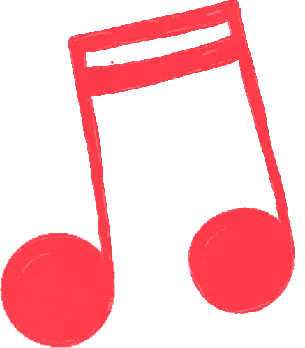 pinke Note, Dekoelement auf Website von Kindermusik "Hier kommt Nina!"